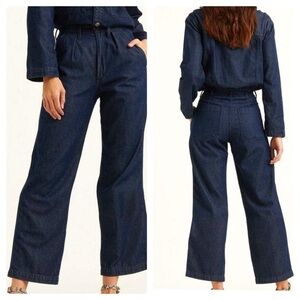 Lucky Brand Blue Flare Wide Leg Jeans High Waisted